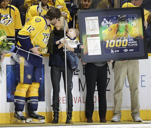 Married 10 years/Wedding July 10, 2010: Carrie Underwood and Mike Fisher